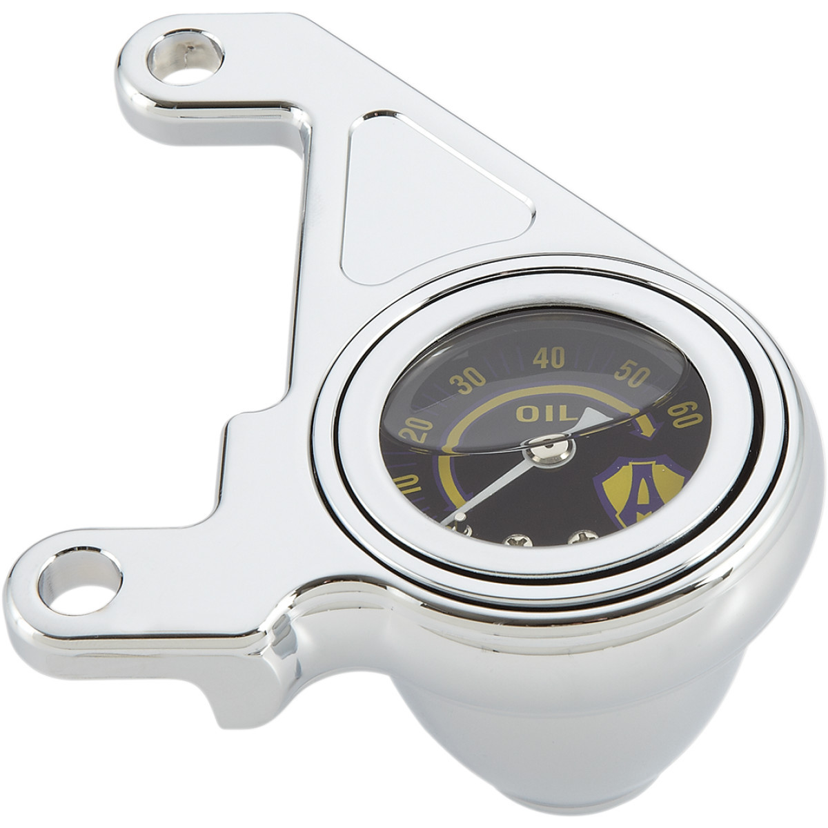 Arlen Ness #15-658 - Oil Pressure Gauge Kit - Radius - Chrome
