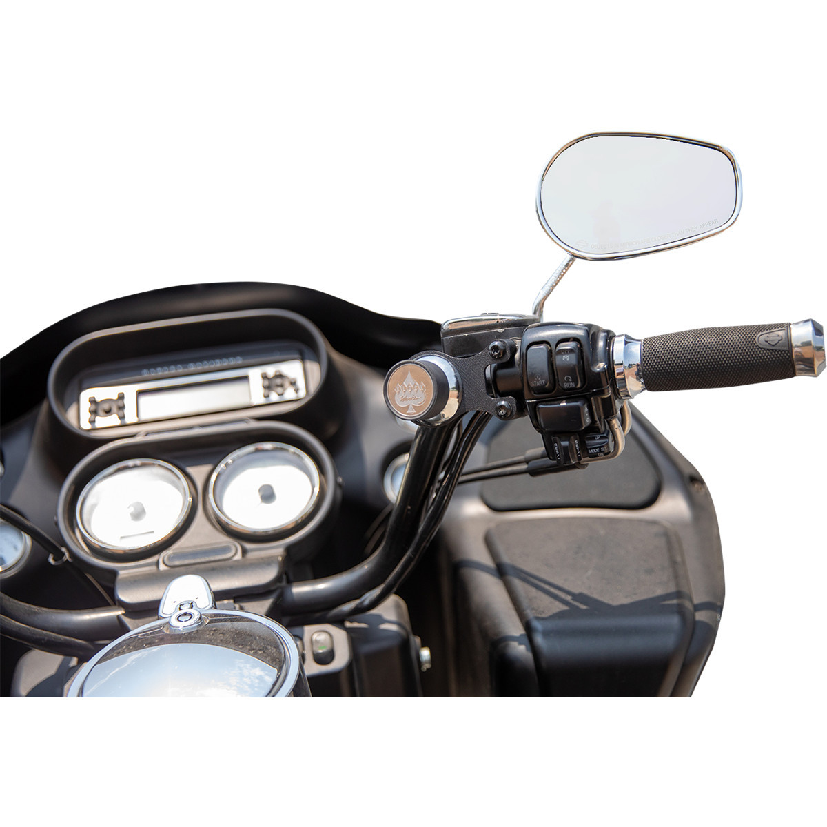 Klock Werks #KWD-01-0605-C - iOmounts™ Device Mount - Handlebar Mount - Chrome