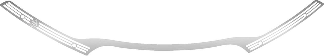 Logo Windshield Trim - Chrome