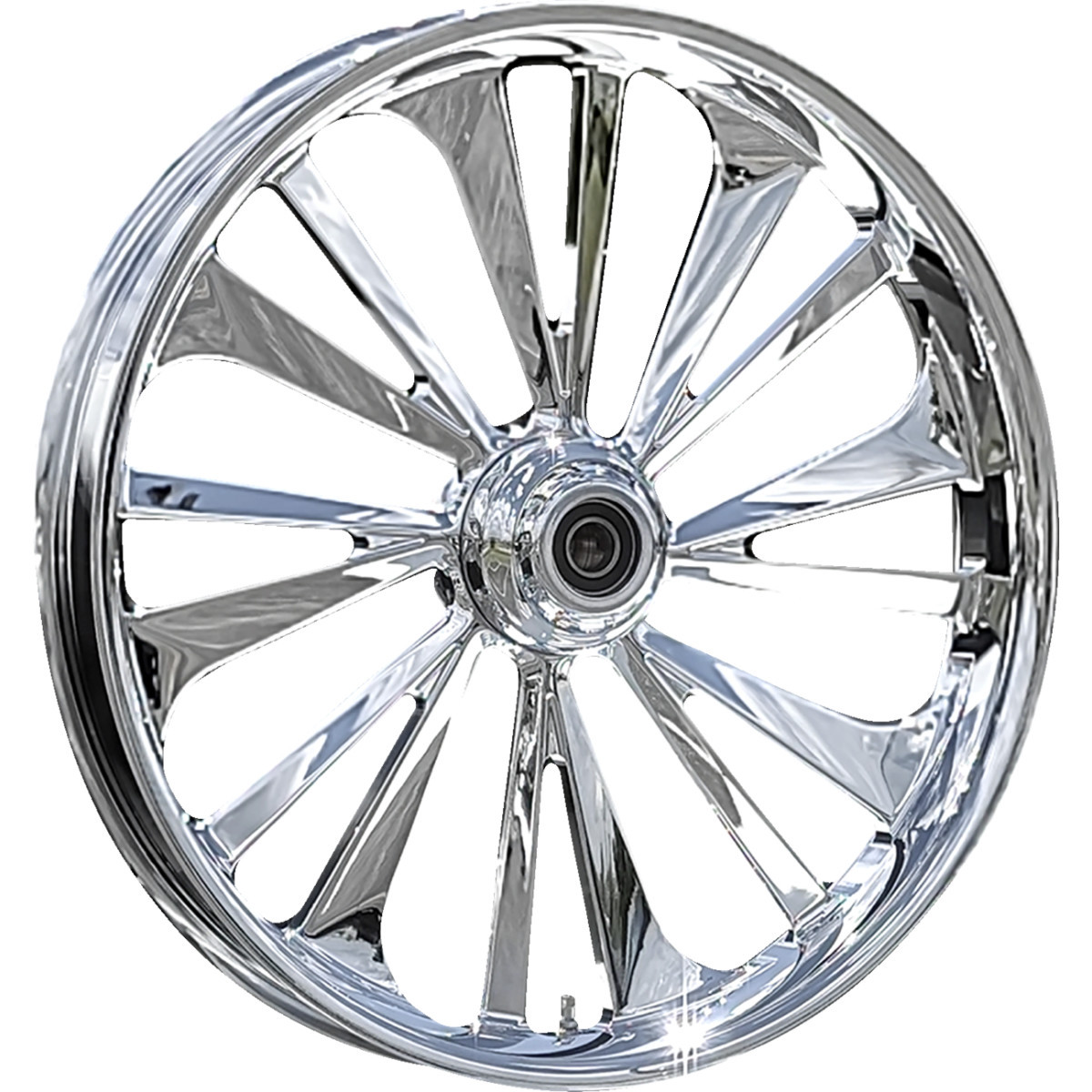 RC Components #213HD032NON138C - Wheel - Dillinger - Front - Single Disc/without ABS - Chrome - 21x3.5 - FLH