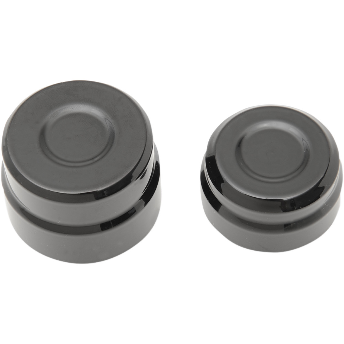 Drag Specialties - Axle Caps - Rear - Black - Pair