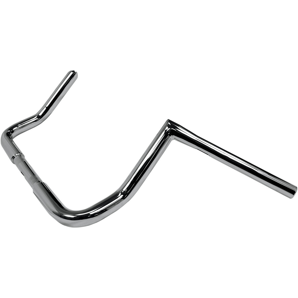 LA Choppers #LA-7361-10 - 1-1/4" Twin Peaks Touring Handlebar - 10" - Chrome