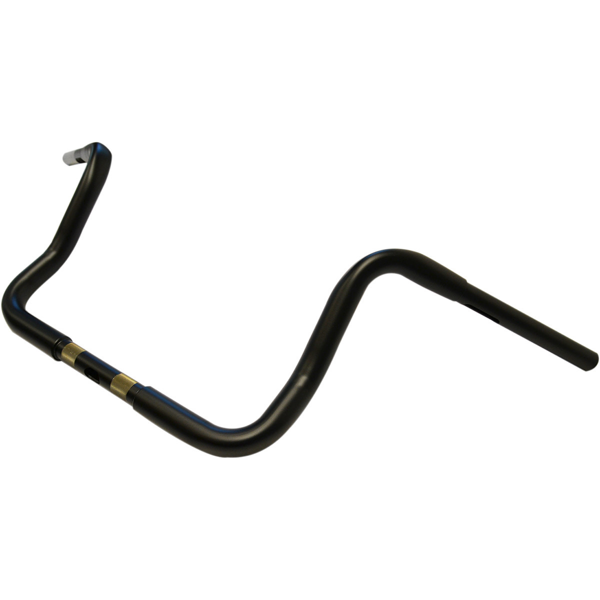 LA Choppers #LA-7321-10M - 1-1/4" Touring Ape Hanger Handlebar - 10" - Flat Black