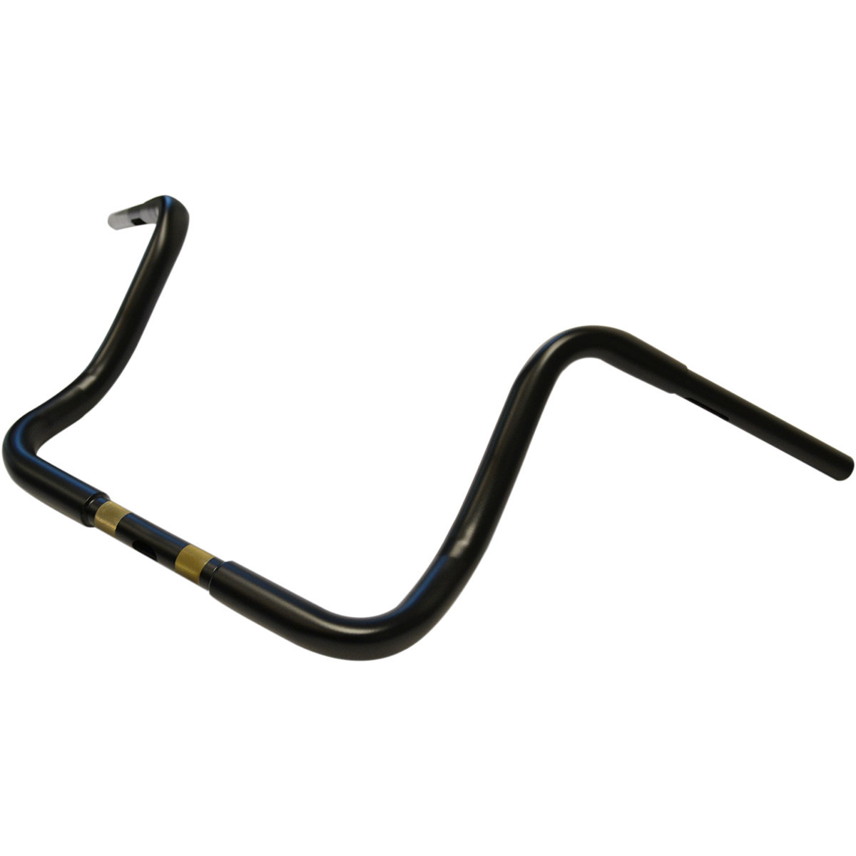 LA Choppers #LA-7321-12M - 1-1/4" Touring Ape Hanger Handlebar - 12" - Flat Black