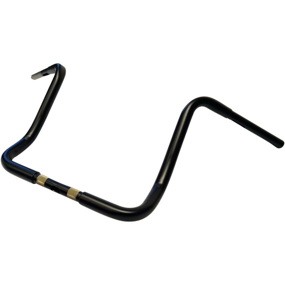LA Choppers #LA-7321-14M - 1-1/4" Touring Ape Hanger Handlebar - 14" - Flat Black