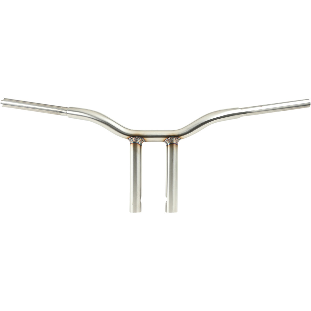 LA Choppers #LA-7337-10SS - Kage Fighter Welded Straight-Riser Handlebar - One Piece - 10" - Stainless Steel