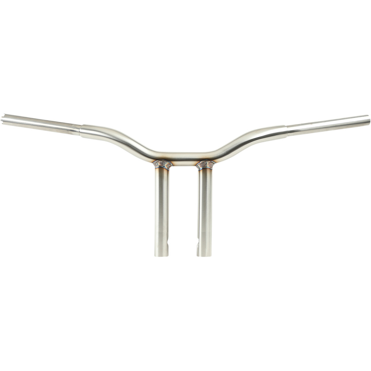 LA Choppers #LA-7337-12SS - Kage Fighter Welded Straight-Riser Handlebar - One Piece - 12" - Stainless Steel