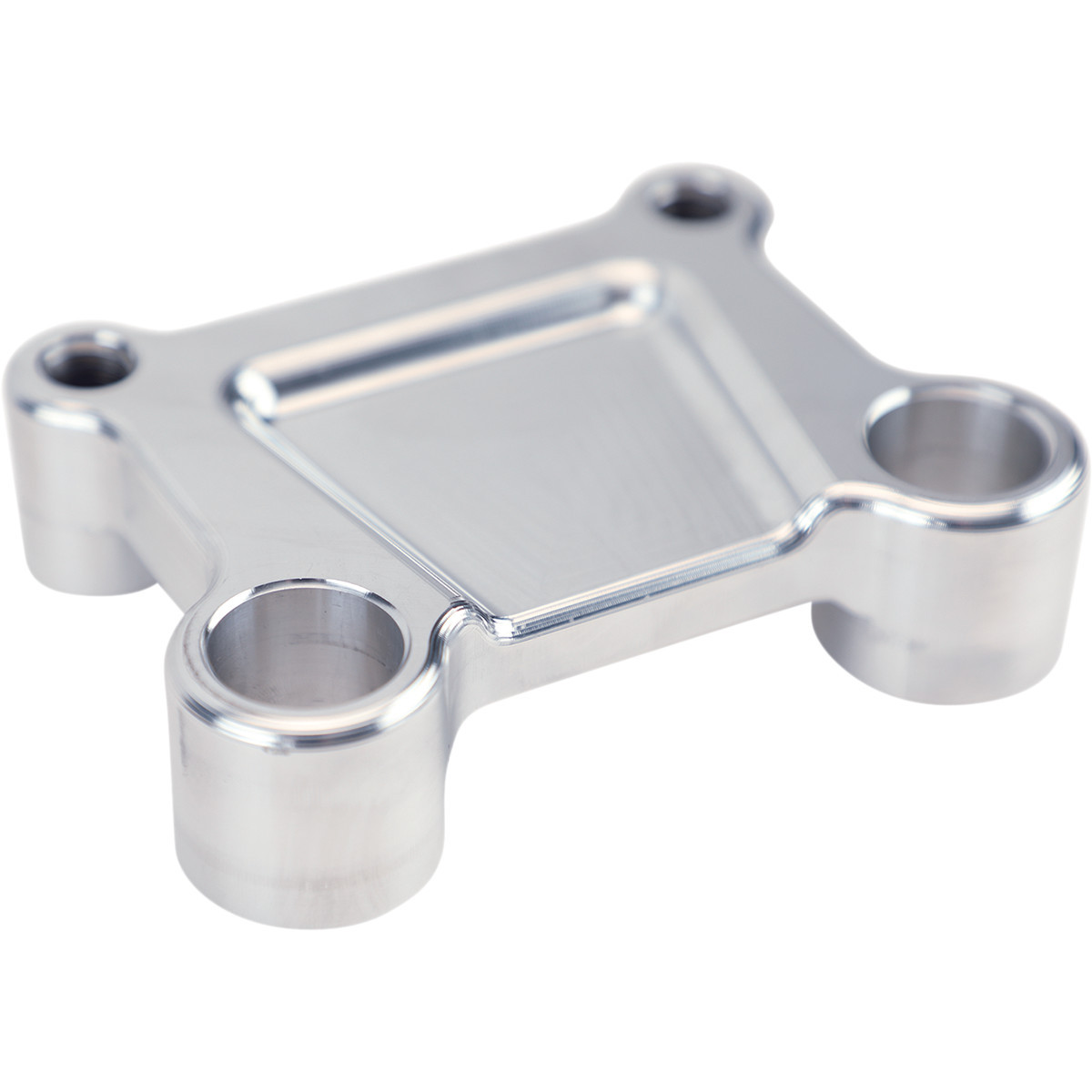 LA Choppers #LA-7415-15R - T-Bar Handlebar Adapter - FLH - Aluminum
