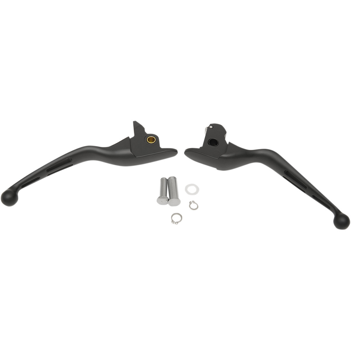 Drag Specialties - Slotted Wide Blade Lever Set - Black