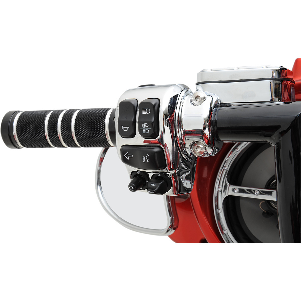 Drag Specialties - Handlebar Switch Housing Kit - Chrome