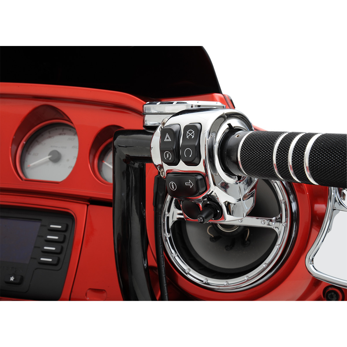 Drag Specialties - Handlebar Switch Housing Kit - Chrome