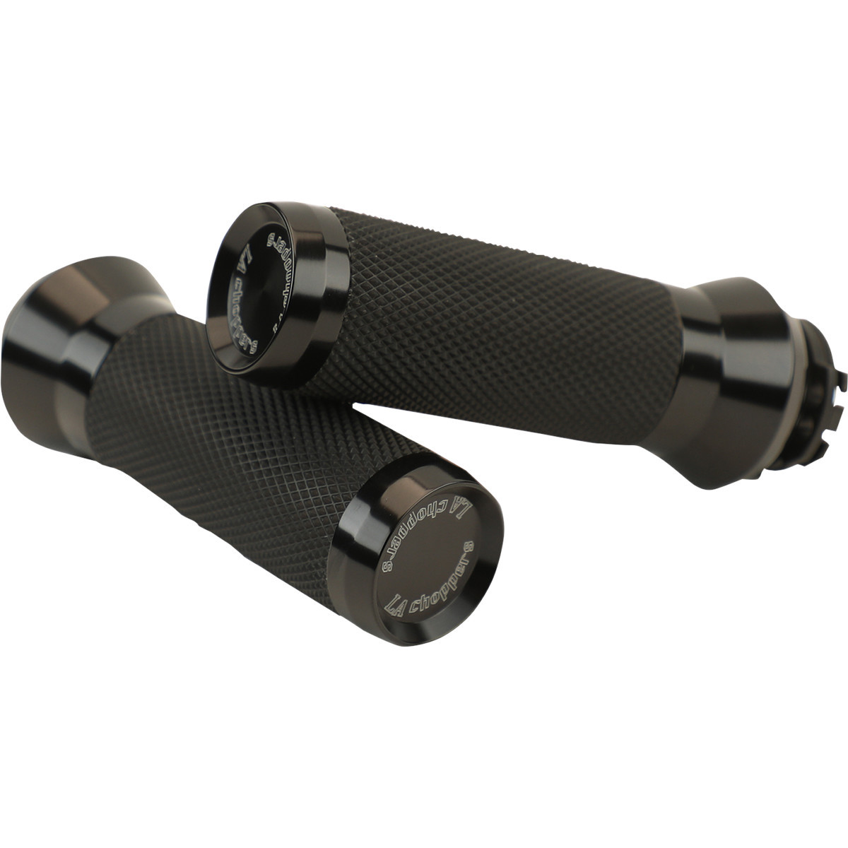LA Choppers #LA-7492-01B - Grips - Cable - Anodized