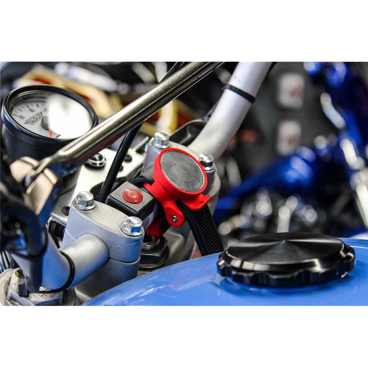 Klock Werks #KWD-NOMAD - iOmounts™ Device Mount - Handlebar Mount - Nomad - Black