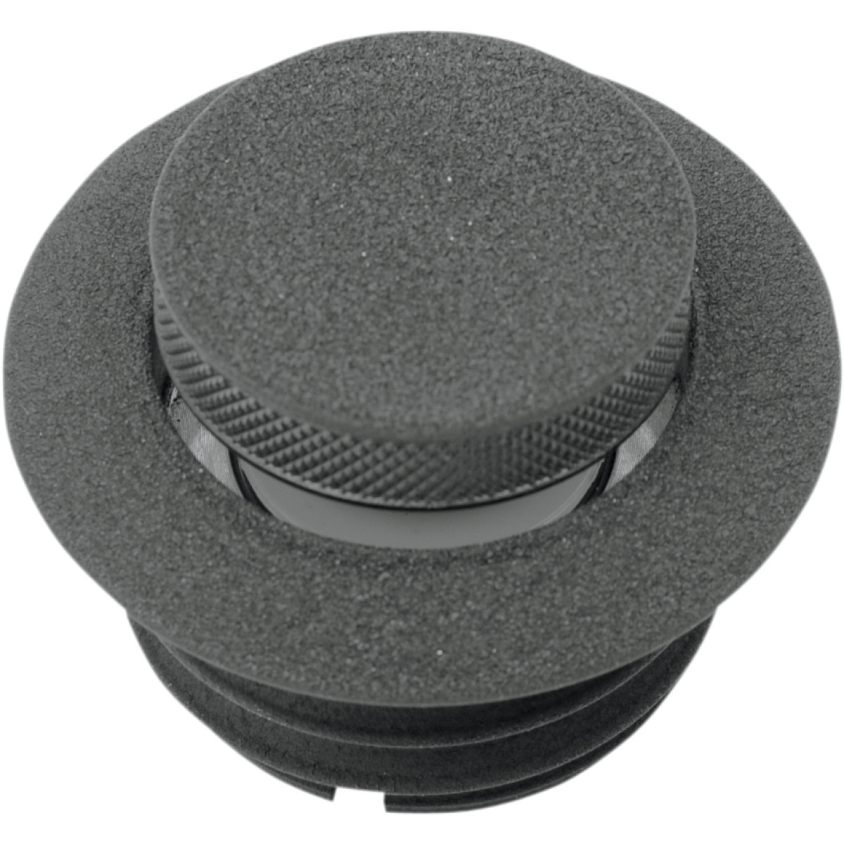 Drag Specialties - Gas Cap - Vented Pop-Up - Black Wrinkle