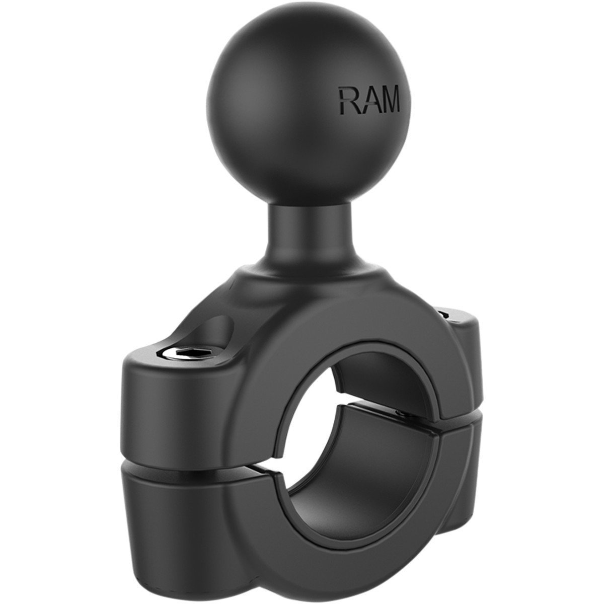 RAM Mounts #RAMB408-75-1U - Torque™ Handlebar/Rail Mount Base with 1" Ball - 3/4"-1"