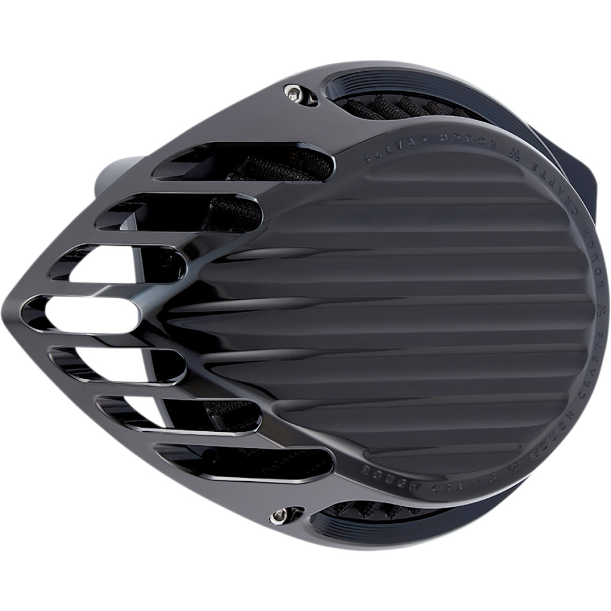 Rough Crafts #RC-600-002 - Finned Air Cleaner - Black