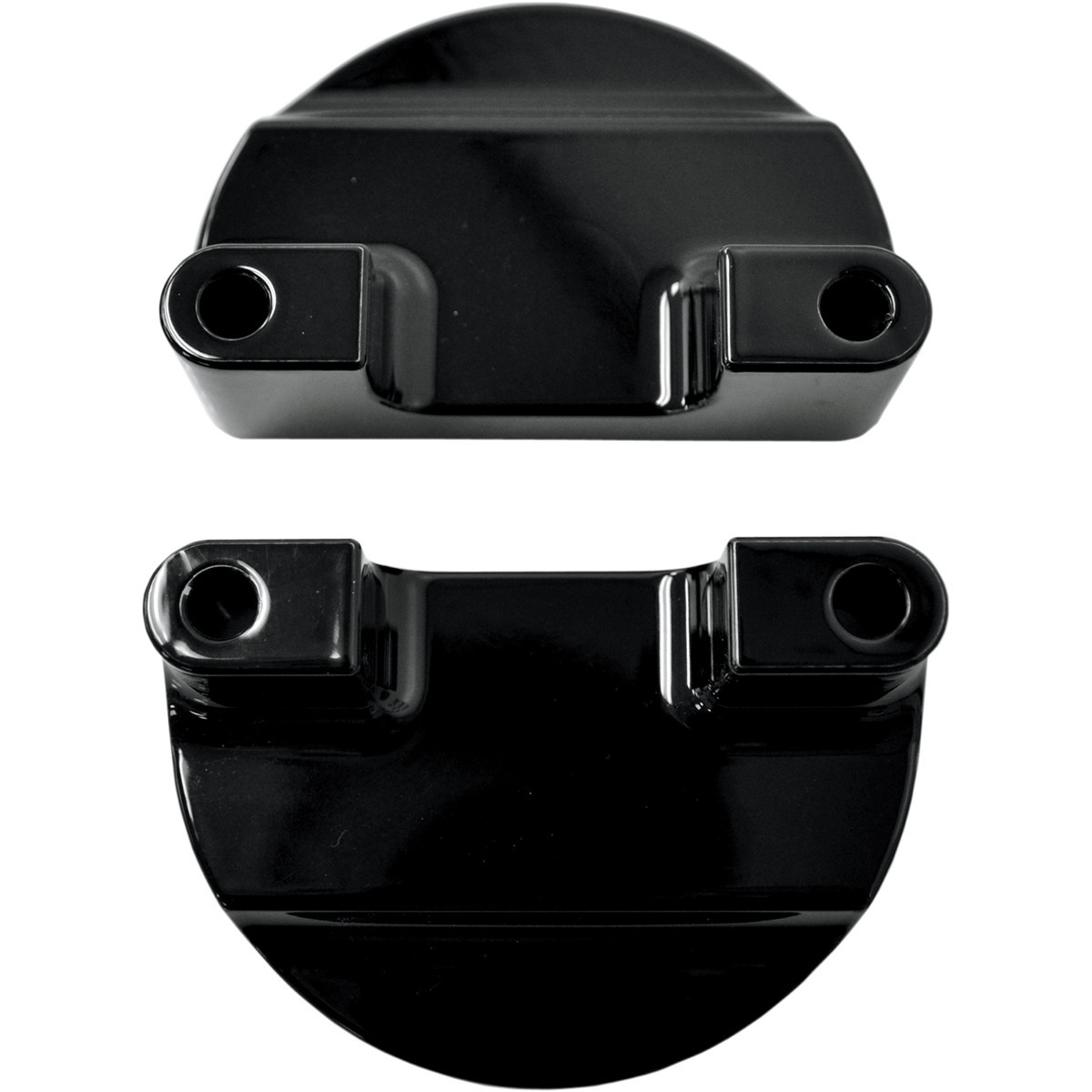 Drag Specialties - Fender-To-Fork Adapters - Gloss Black