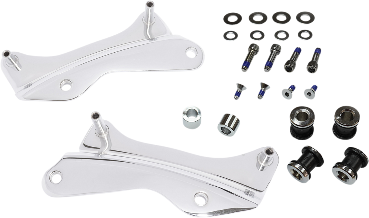 Drag Specialties Backrest Docking Kit - Chrome