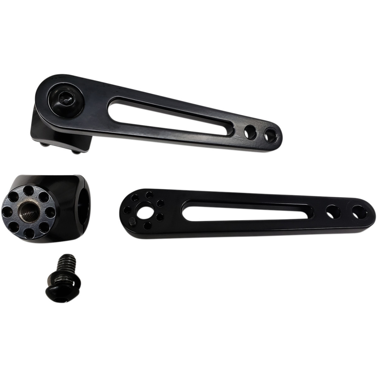 Rivco Products #GL18004BK - Adjustable Highway Peg Mounts - 1" - Black