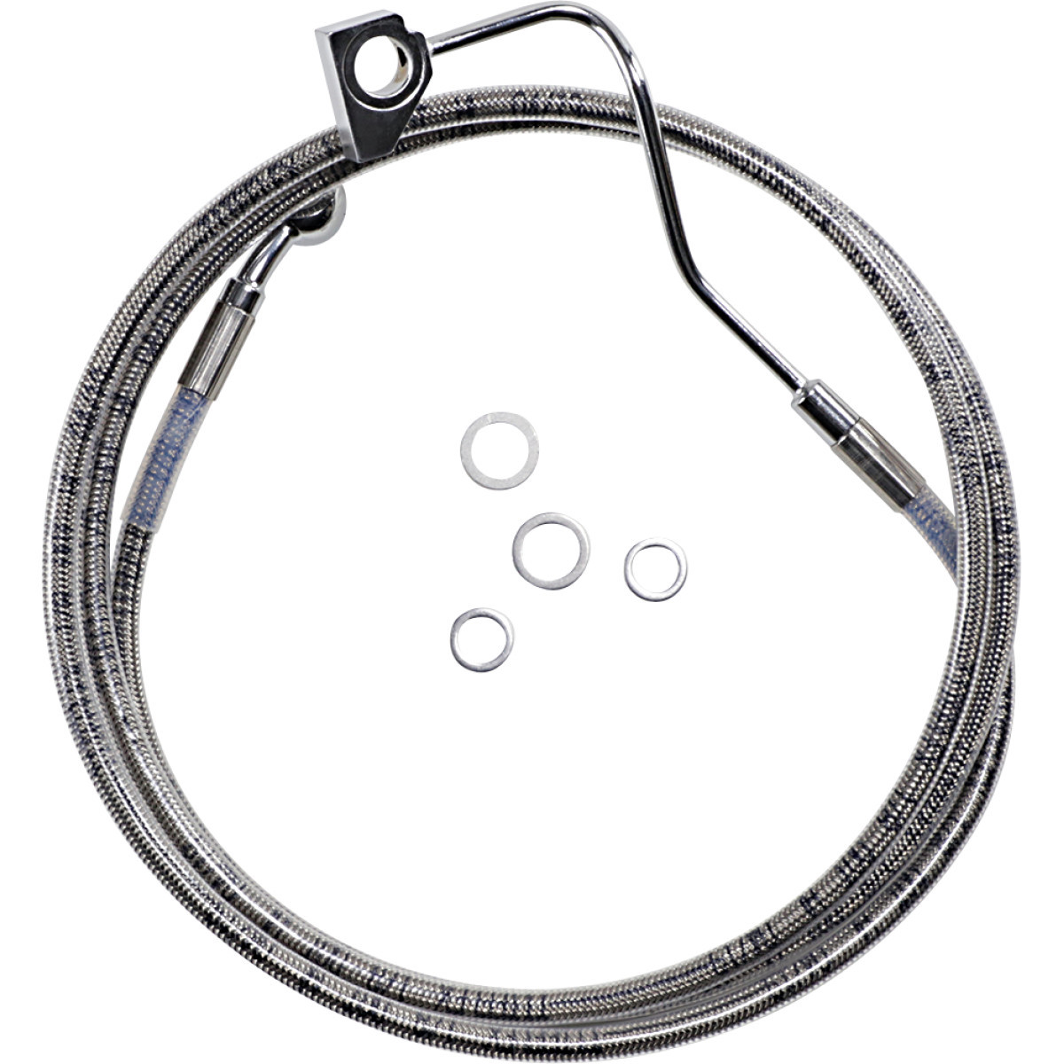 Drag Specialties - Brake Line - +6" - Stainless Steel - ABS