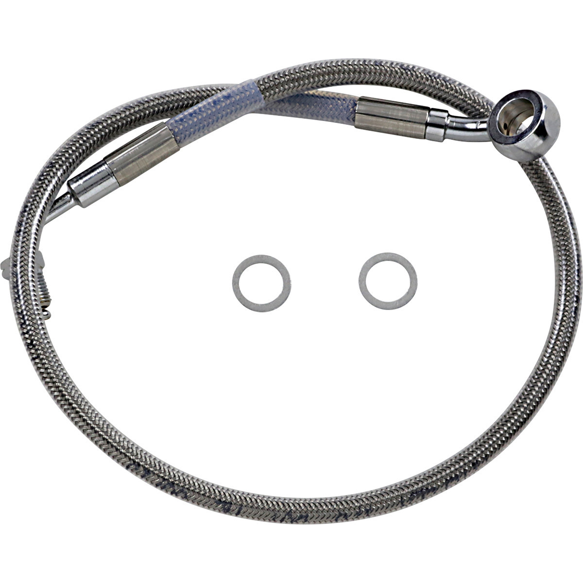 Drag Specialties - Brake Line - +2" - Stainless Steel - '18-'23 Softail