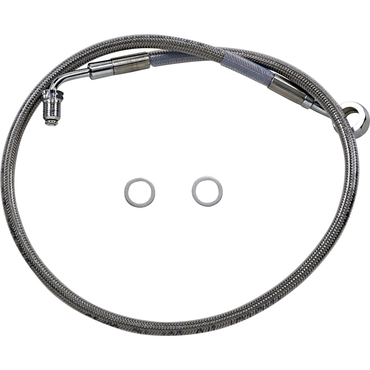 Drag Specialties - Brake Line - +6" - Stainless Steel - '18-'23 Softail