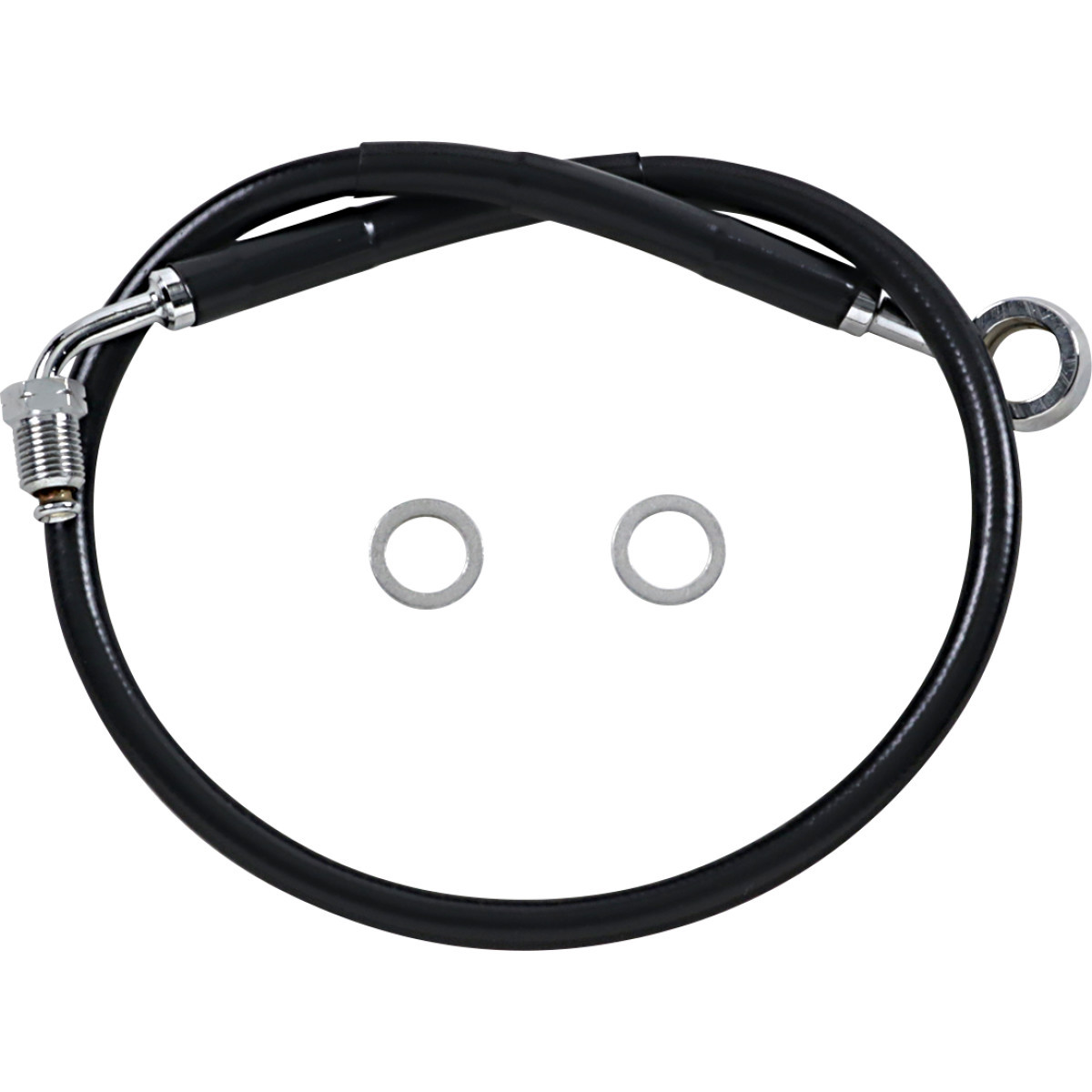 Drag Specialties - Brake Line - Front (Upper) - Black
