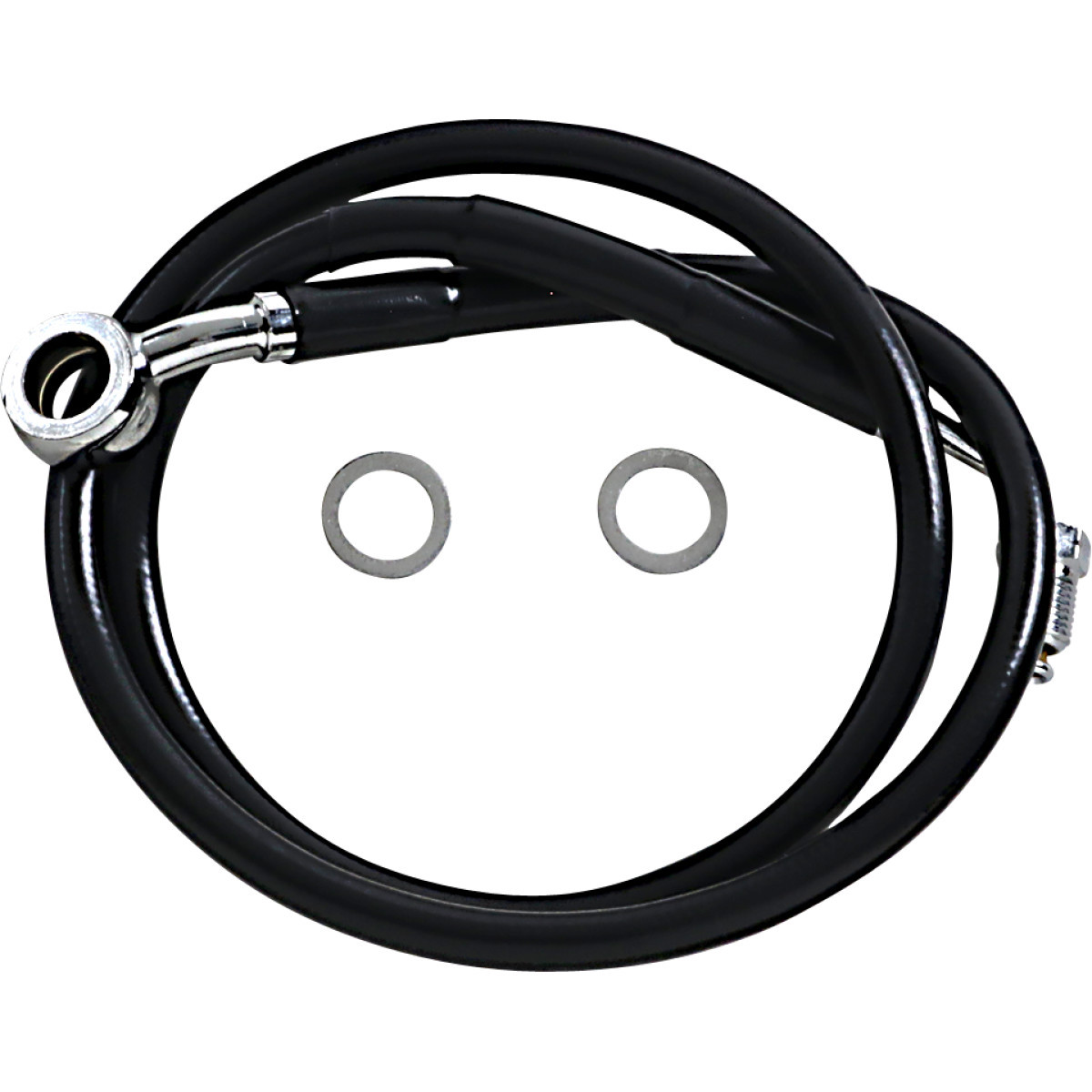 Drag Specialties - Brake Line - +10" - Black - '18-'23 Softail