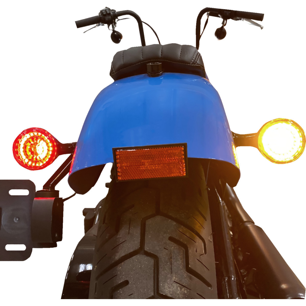Custom Dynamics #CD-STS-BCMXL - Turn Signal Inserts - Amber/Red - Harley-Davidson®
