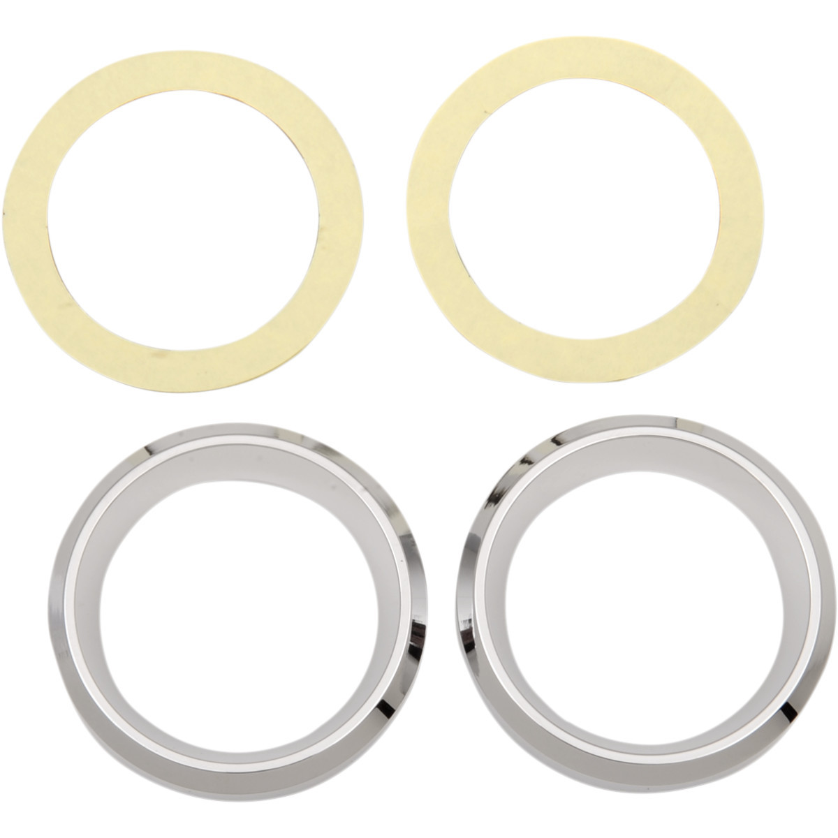 Drag Specialties - Instrument Gauge Bezel - Chrome - 2" Diameter - HD Touring/Trike