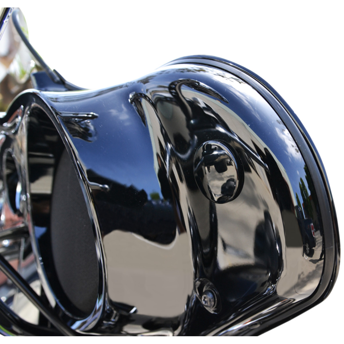 LA Choppers #LA-9001-00B - Fairing Mirror Removal Plug - Black