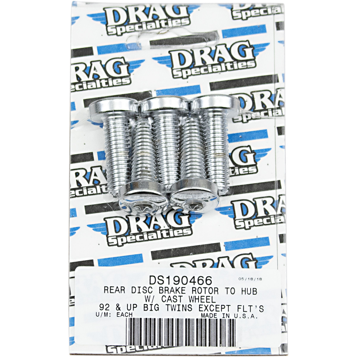 Drag Specialties - Mounting Kit - Rotor - Cast - Rear