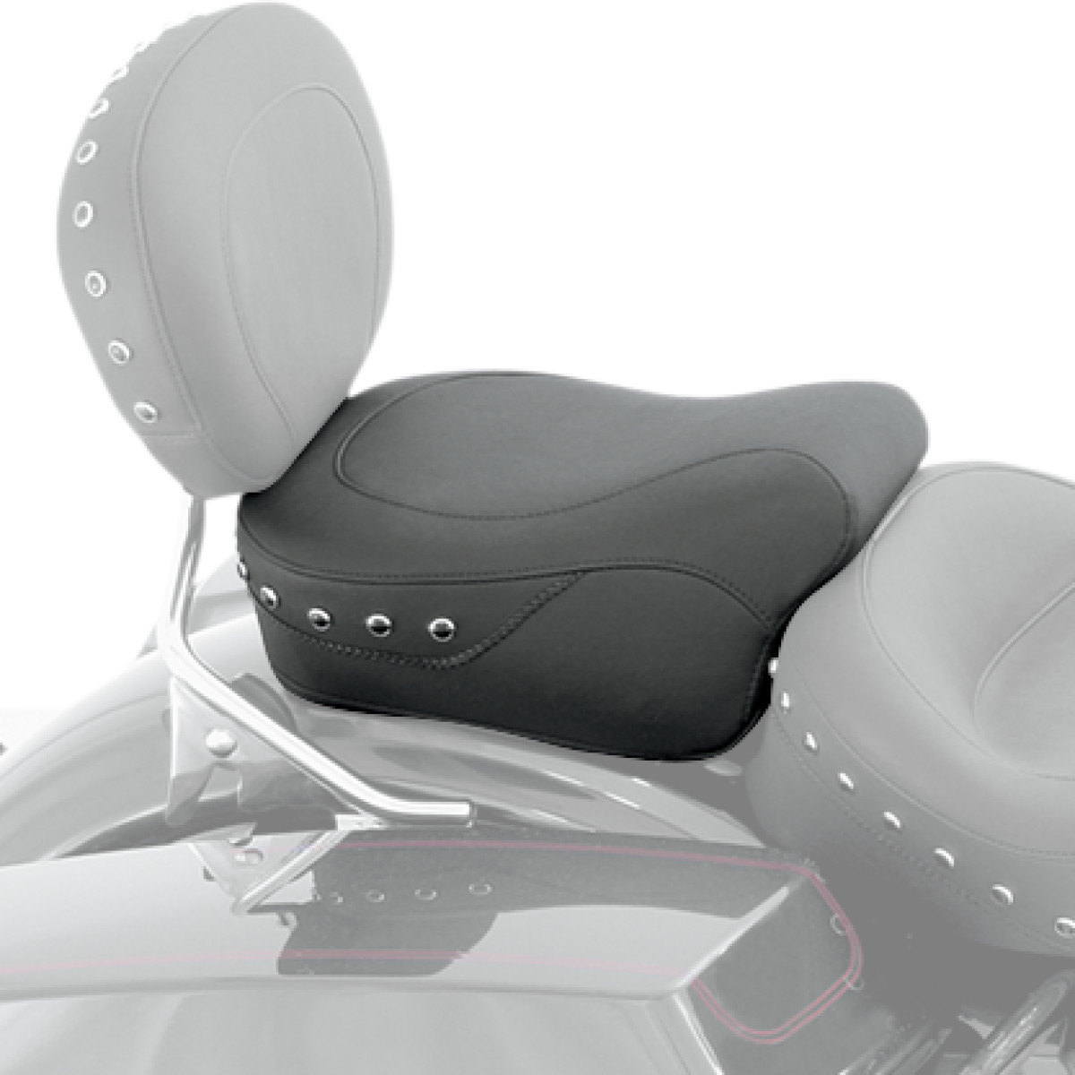Mustang #75579 - Wide Rear Seat - Studded - Black - FL '97-'25