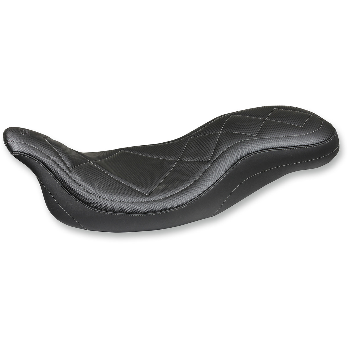 Mustang #75202 - Super Tripper Seat - Carbon - FL '08-'25