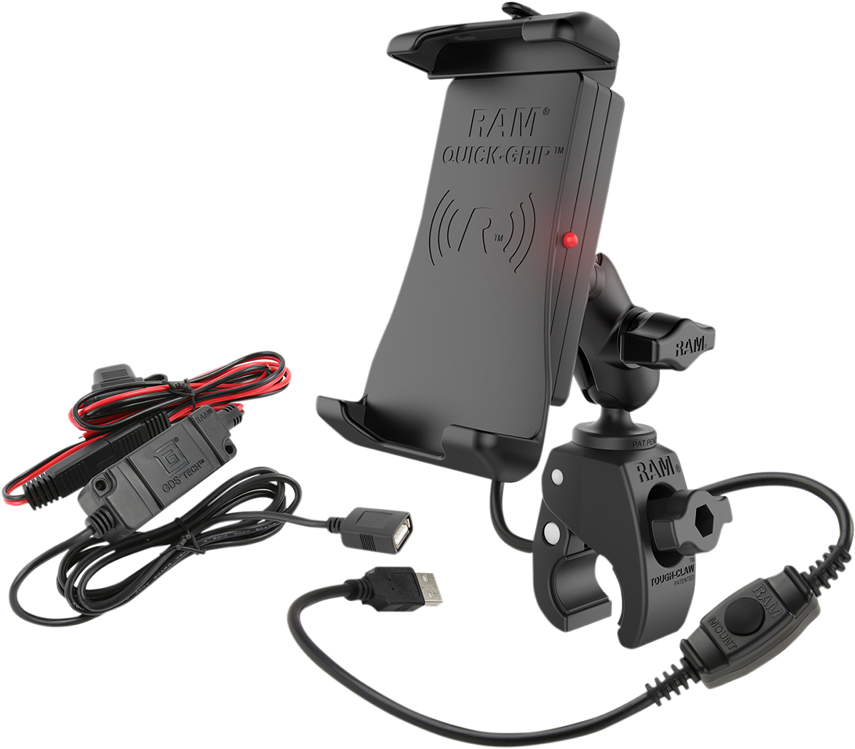 Device Holder - Quick-Grip - Charging - Wireless - Waterproof - Tough ClawÂ