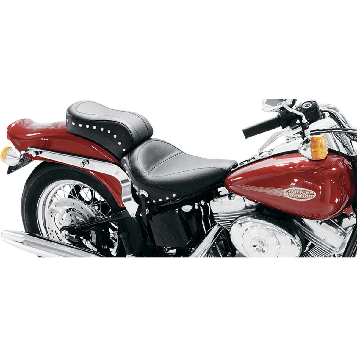 Mustang #75076 - Original Studded Seat - Softail '00-'05