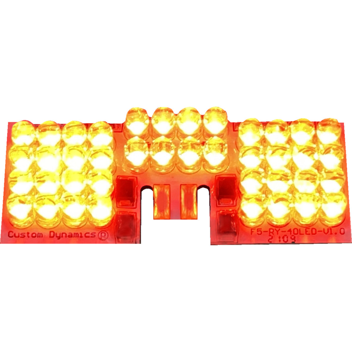 Custom Dynamics #GEN-FT-R-RUN - LED Fender Tip Boards - Red