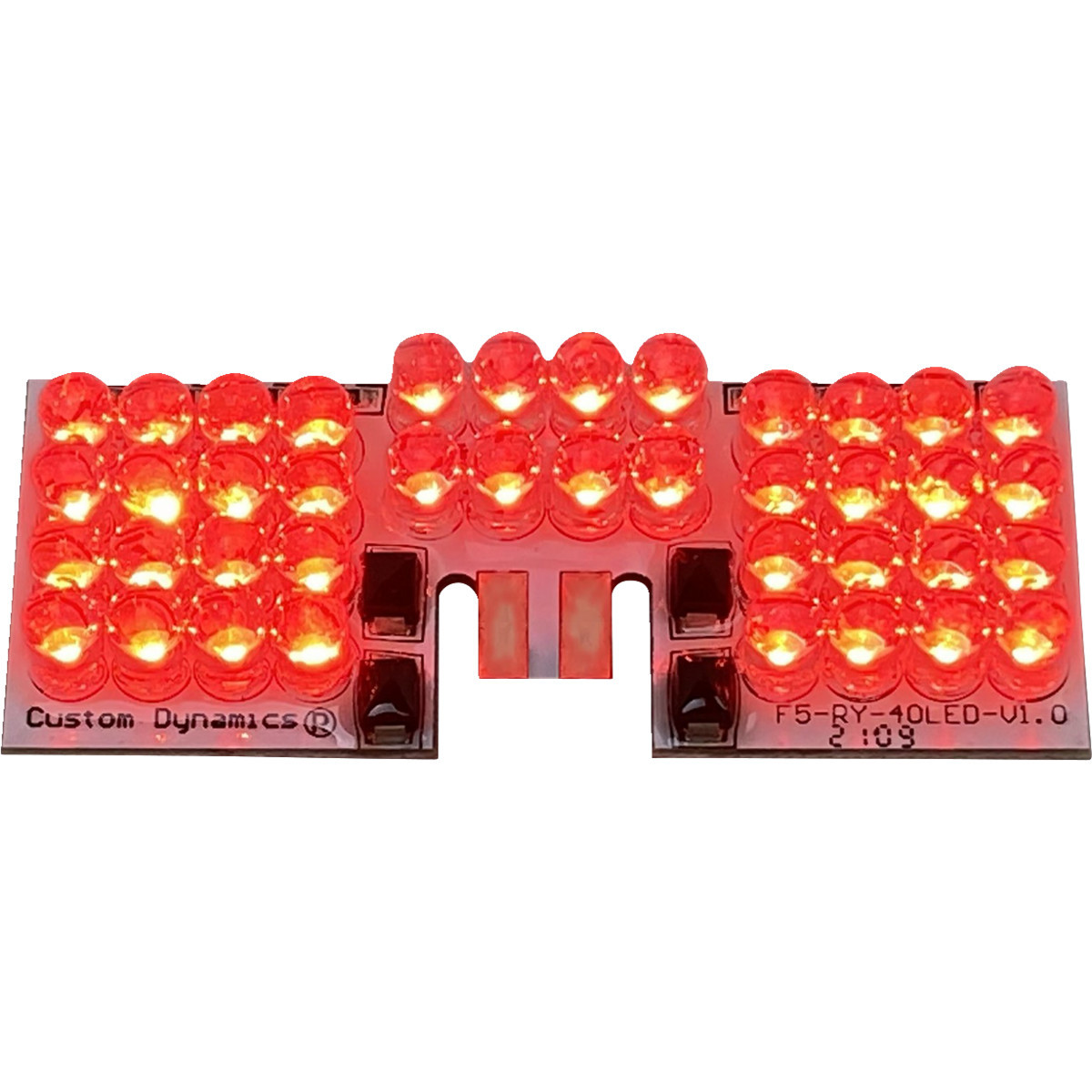 Custom Dynamics #GEN-FT-R-D - LED Fender Tip Boards - Red Dual-Intensity