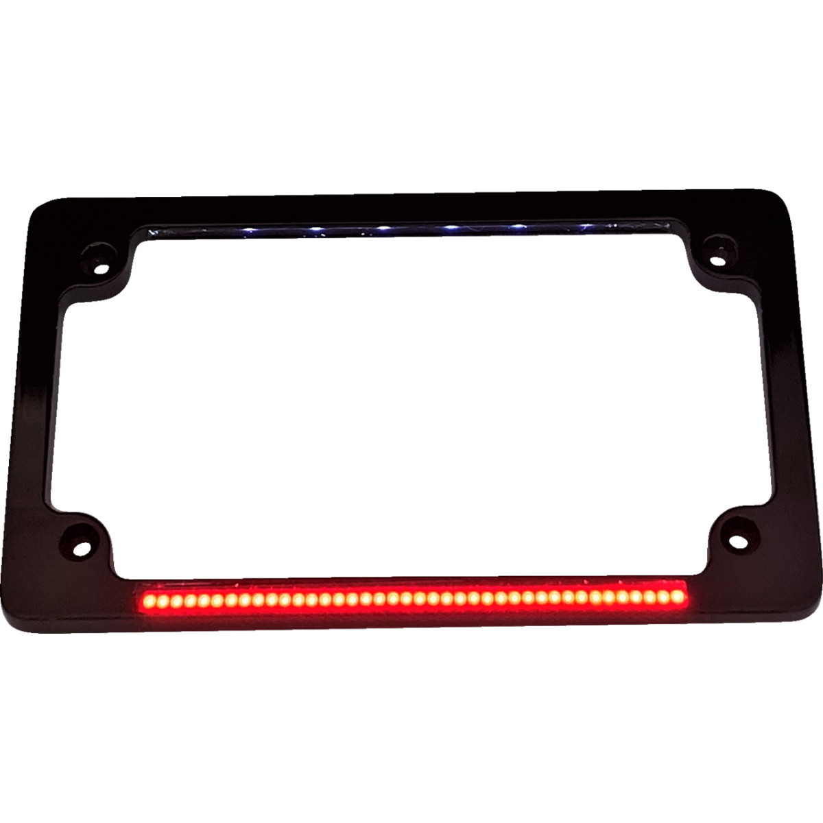 Custom Dynamics #TF02-B - Dual License Plate Frame - Black