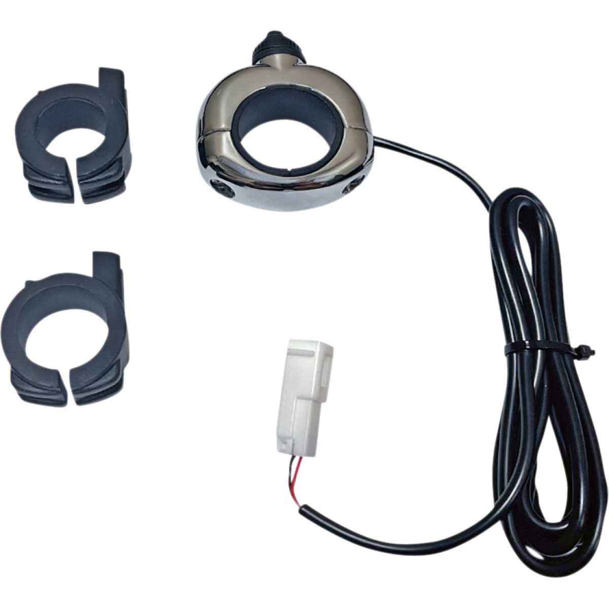 Custom Dynamics #CD-AUX-UNV-C - On/Off Switch - Universal - Chrome
