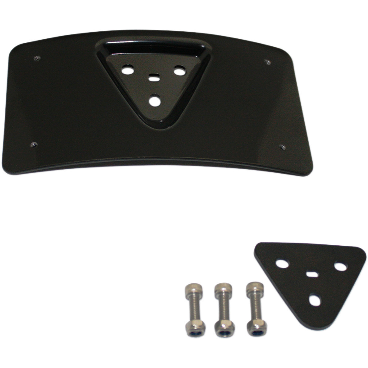 Custom Dynamics #CD-PFM-B - Radius License Plate Mount - Black