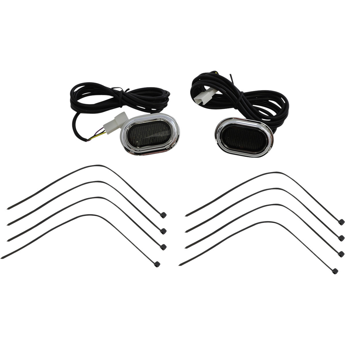 Custom Dynamics #CD-PLUG-SC - Antenna Grommet Light - Smoke Lens - Chrome