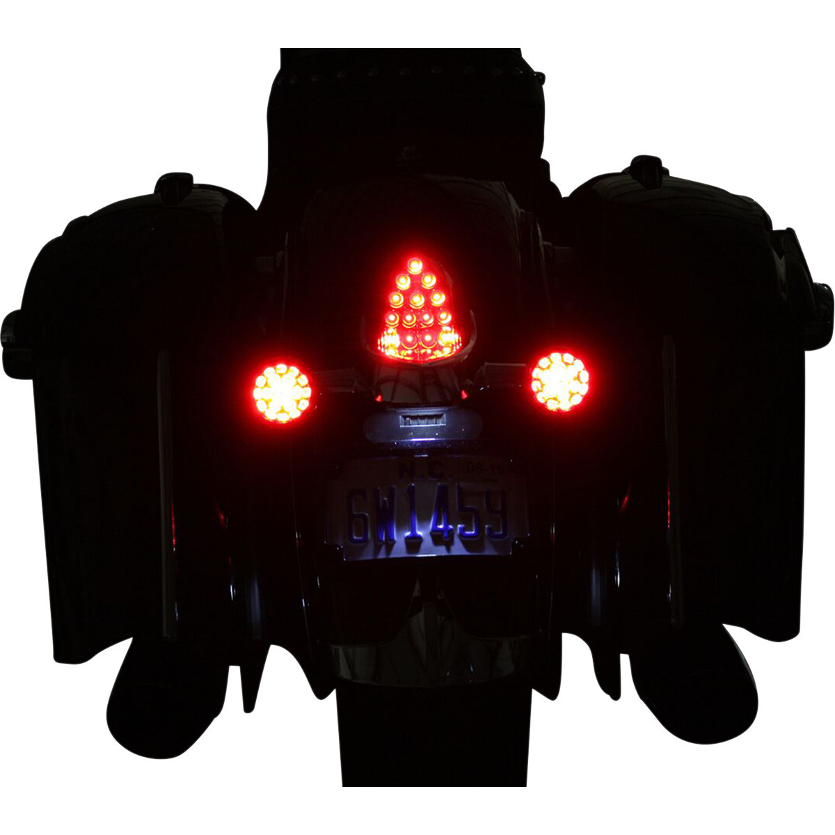 Custom Dynamics #PB-IND-RTS-R-C - ProBEAM® Turn Signals - Chrome/Red