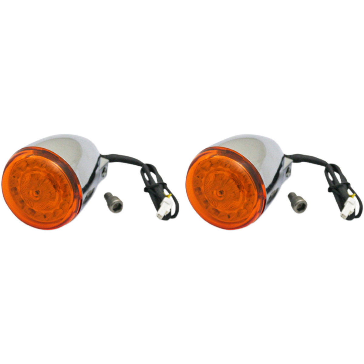 Custom Dynamics #PB-IND-RTS-A-C - ProBEAM® Turn Signals - Chrome/Amber