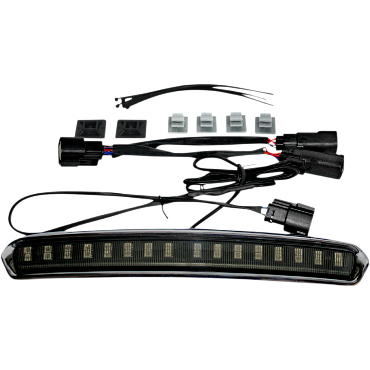 Custom Dynamics #CD-TP-LID-CS - Tour Pack Lid Light - Chrome/Smoke