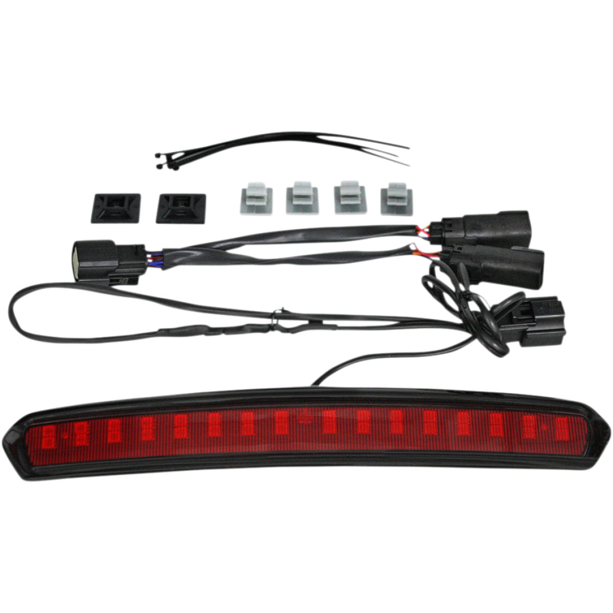 Custom Dynamics #CD-TP-LID-BR - Tour Pack Lid Light - Black/Red