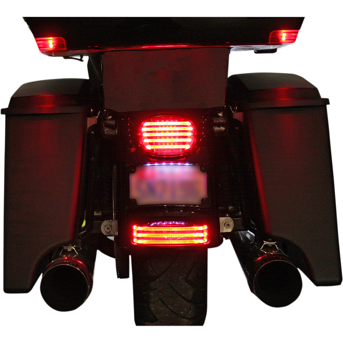 Custom Dynamics #PB-FT-TOUR-S-C - Fender Tip Light - LED - Smoke Lens - Chrome