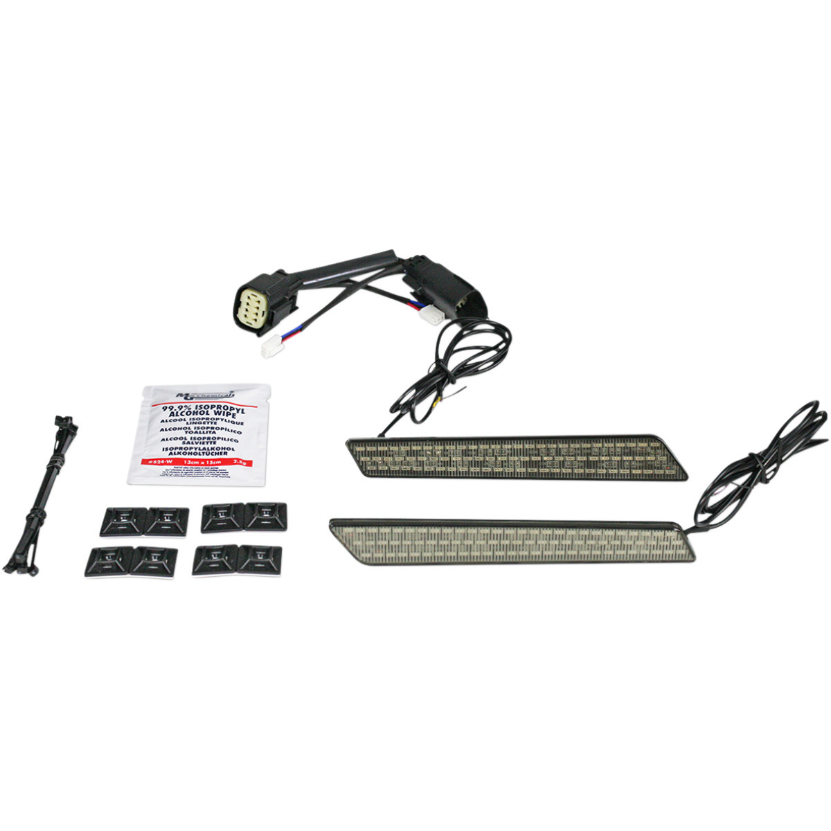 Custom Dynamics #CD-LATCH-SS8-S - Saddlebag Latch Lights - SS8 - Smoke