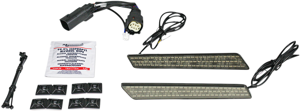 Saddlebag Latch Lights - SS6 - Smoke