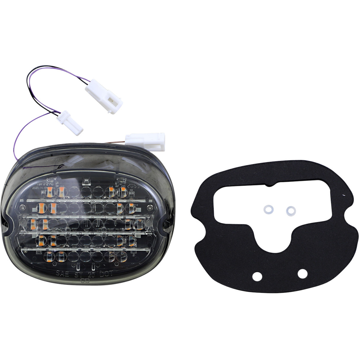 Custom Dynamics #CD-INT-TL-NW-S - Taillight w/ Integrated Turn Signal - No Window - Smoke Lens